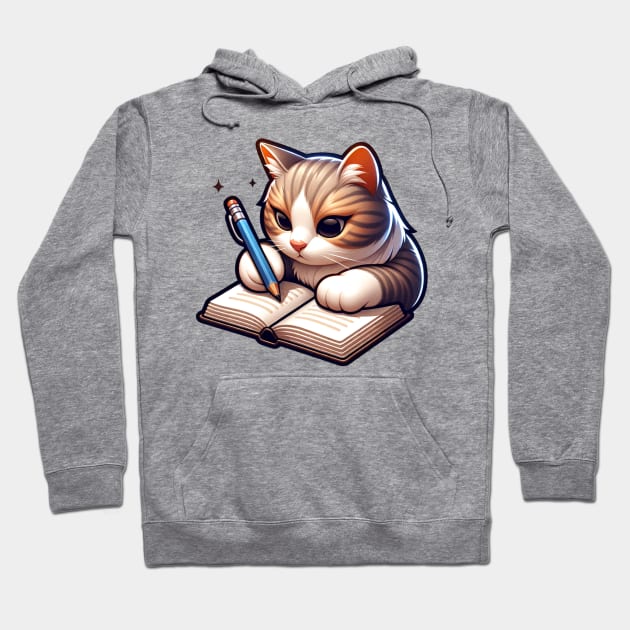 What Would Your Cat Write? Hoodie by From the House On Joy Street